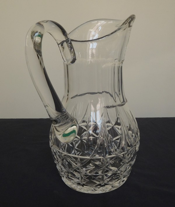 Broc / pichet à eau en cristal de St Louis, modèle Tarn