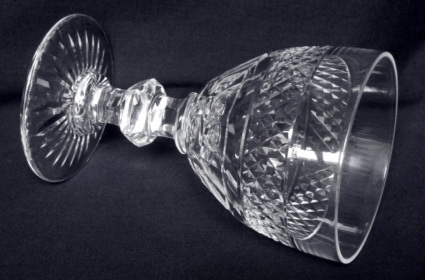 Verre à vin blanc / verre à porto en cristal de Saint Louis, modèle Trianon - 10,8cm