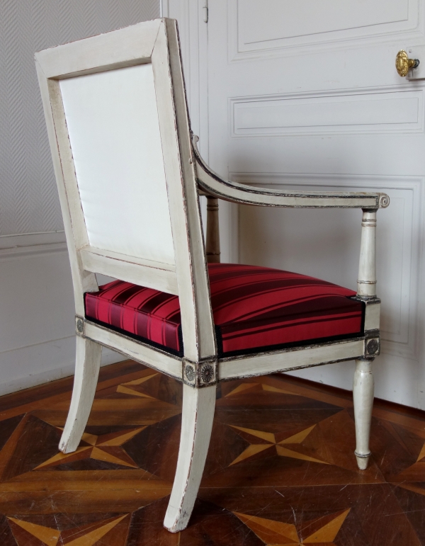 2 fauteuils Empire impériaux pour les Tuileries et Fontainebleau, attribués à Jacob Desmalter