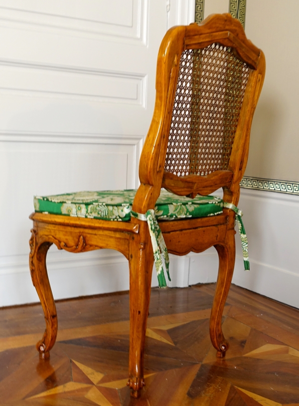 Set of 6 Louis XV cane chairs, mid 18th century circa 1750