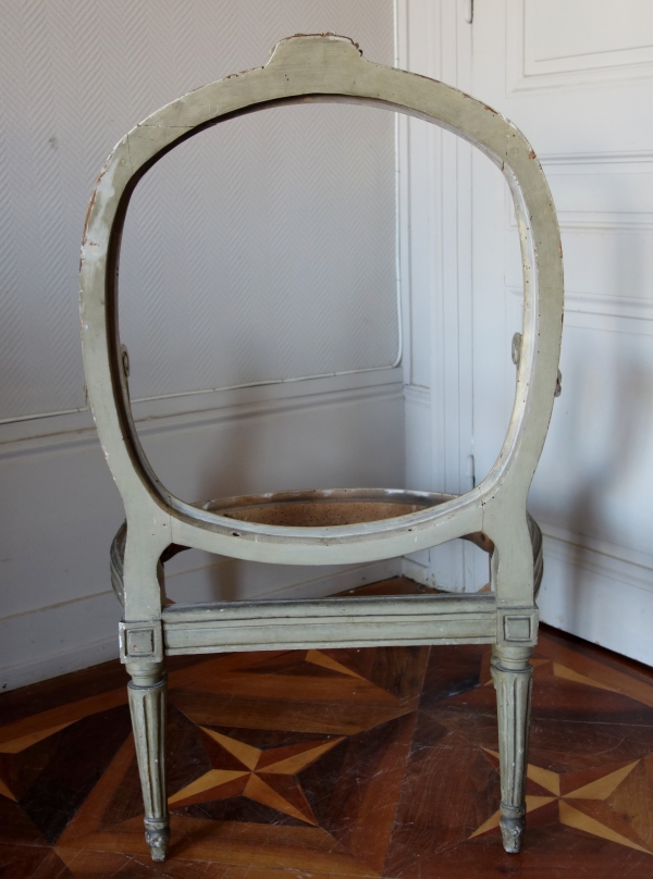 Set of 6 Louis XVI armchairs stamped Pierre Brizard