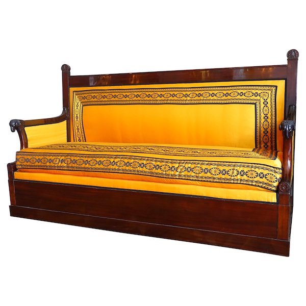 Empire mahogany sofa attributed to Jacob Frères