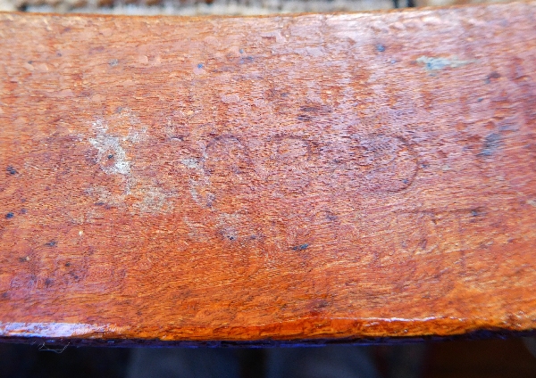 Jacob D Rue Meslée: Empire mahogany armchair