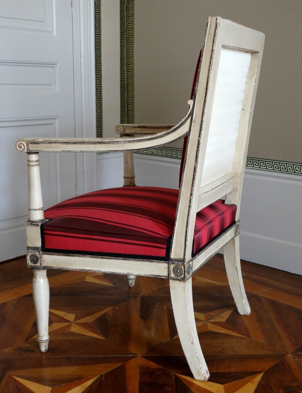 Fauteuil Empire impérial pour les Tuileries (marque fer & inventaire), attribué Jacob Desmalter