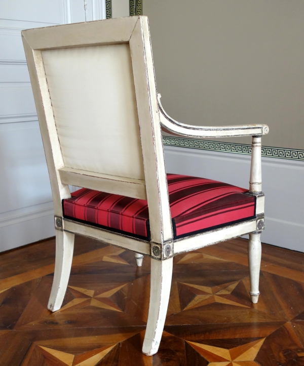 Fauteuil Empire impérial pour les Tuileries (marque fer & inventaire), attribué Jacob Desmalter