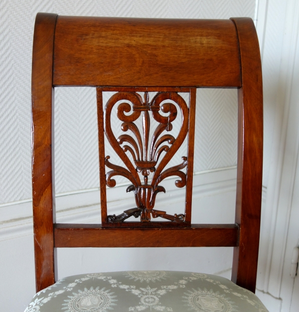Pair of mahogany chairs, late 18th century circa 1795 - Georges Jacob