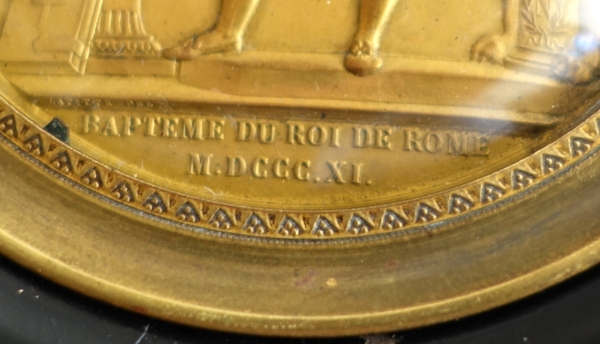 Le baptême du Roi de Rome - miniature souvenir historique de l'Empire