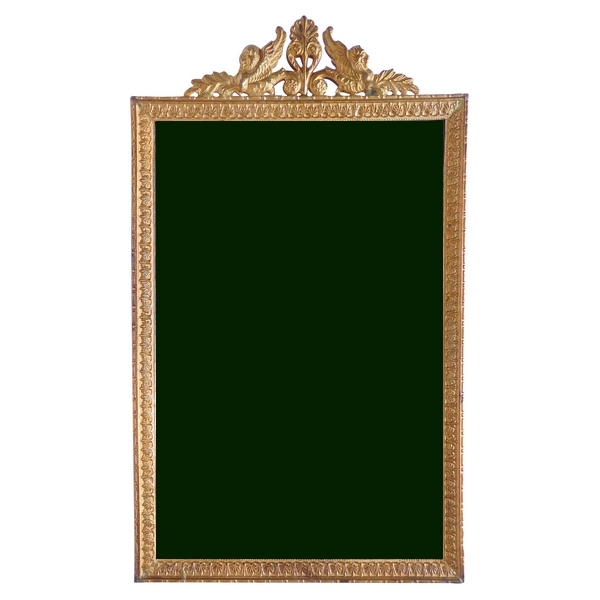 Empire style miniature gilt frame for a refined picture / portrait