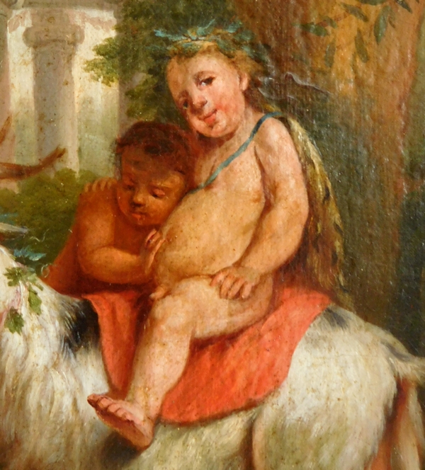 18th century French school - young Bacchus oil on canvas