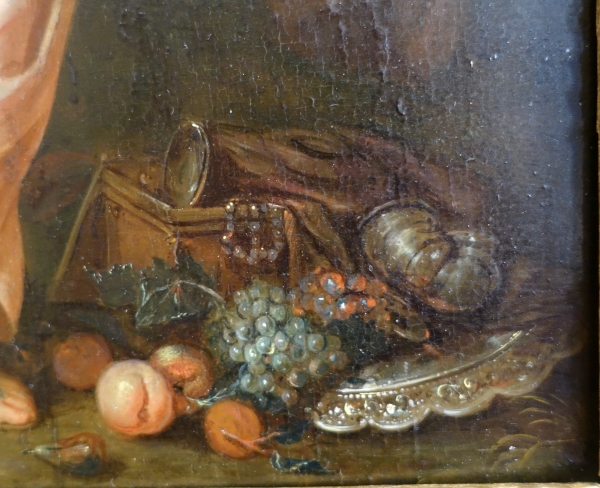 Mattheus Terwesten (attributed to) : 18th century Dutch school, oil on panel - allegory of wealth