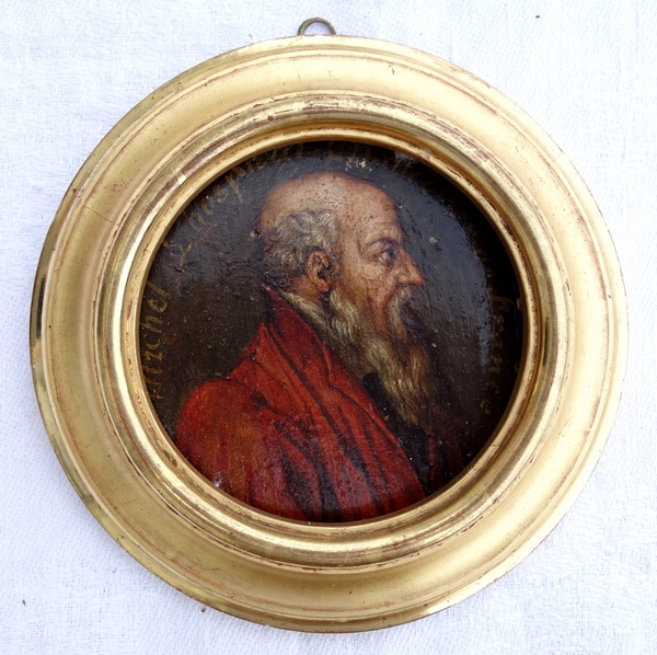 28 miniature portraits of French History characters, 17th century gallery