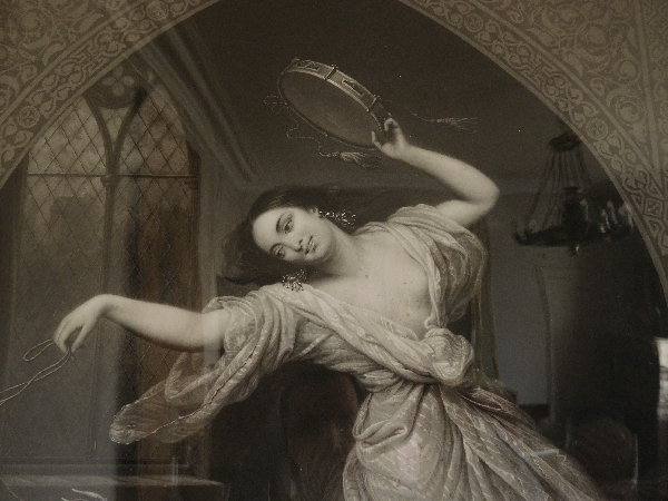 19th century engraving : Esmeralda