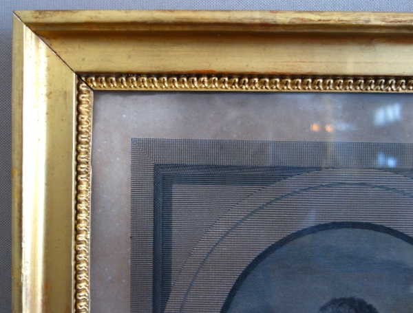 Gravure royaliste, portrait de Louis XIX Dauphin de France et Duc d'Angoulême