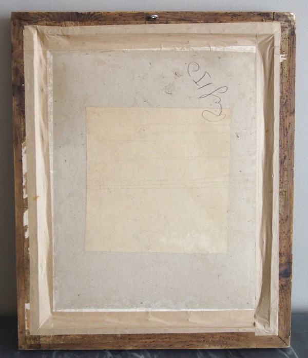 Gravure Royaliste - portrait de Charles X, Roi de France et de Navarre cadre en bois doré 1820