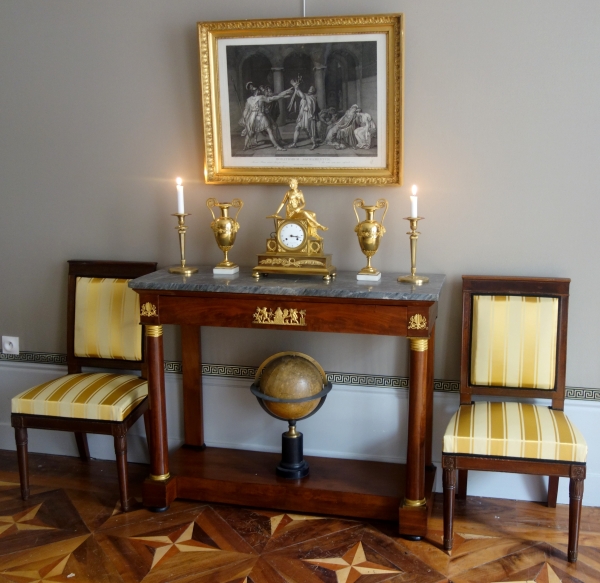 Empire engraving after Jacques Louis David - gold leaf gilt wood frame