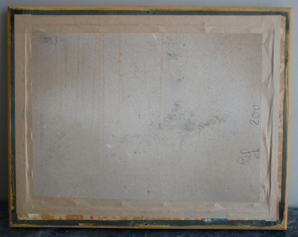 Empire engraving after Jacques Louis David - gold leaf gilt wood frame