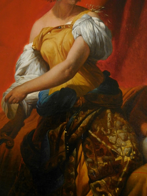 Judith & Holofernes, large oil on canvas after Horace Vernet circa 1830
