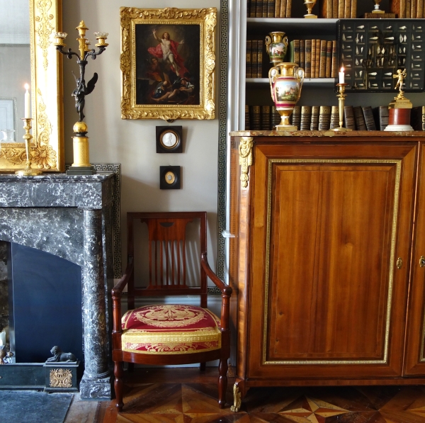 Sèvres : portrait miniature du Général Napoléon Bonaparte en biscuit - signé