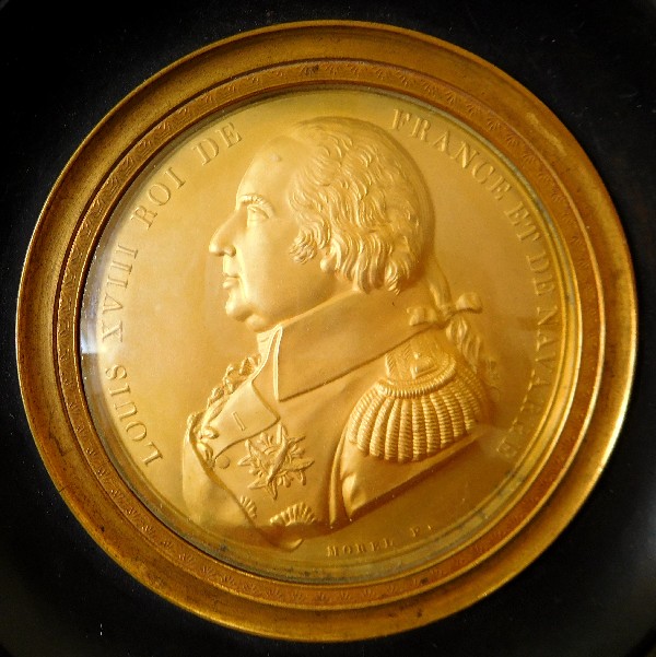 Miniature portrait of Louis XVIII King of France, early 19th century circa 1820