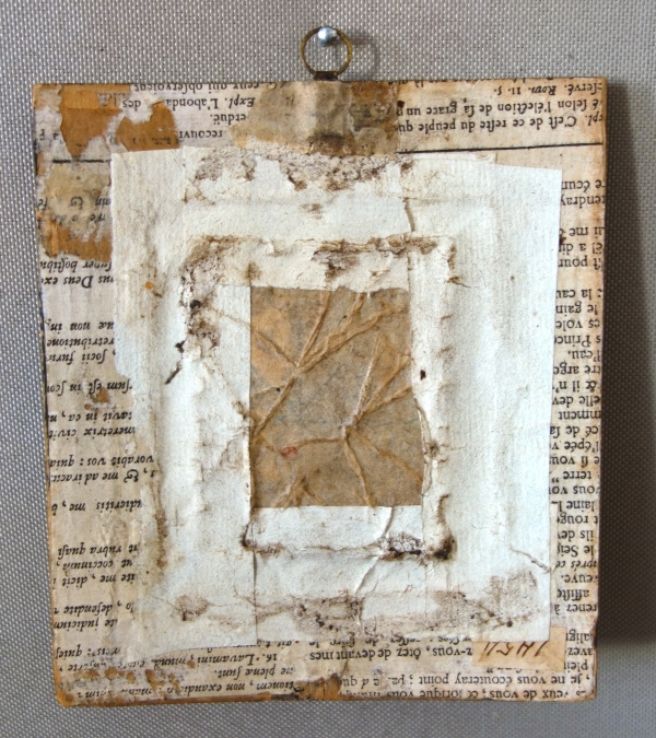 Miniature gouache - Italian landscape in grey tones - early 19th century