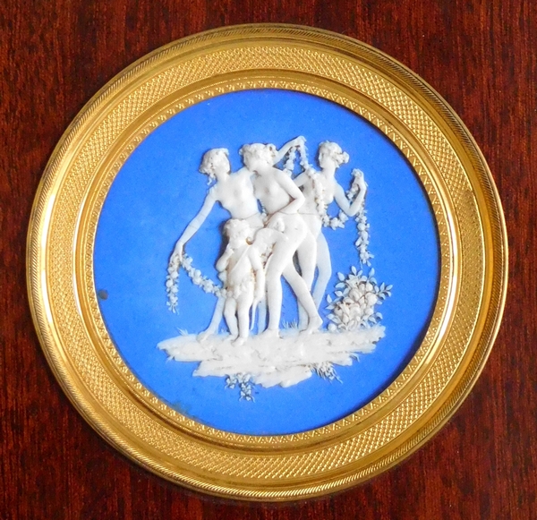 Porcelain biscuit Wedgewood fashioned miniature, early 19th century