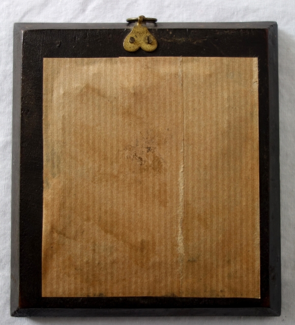 Empire miniature portrait of an infantryman officer - early 19th century