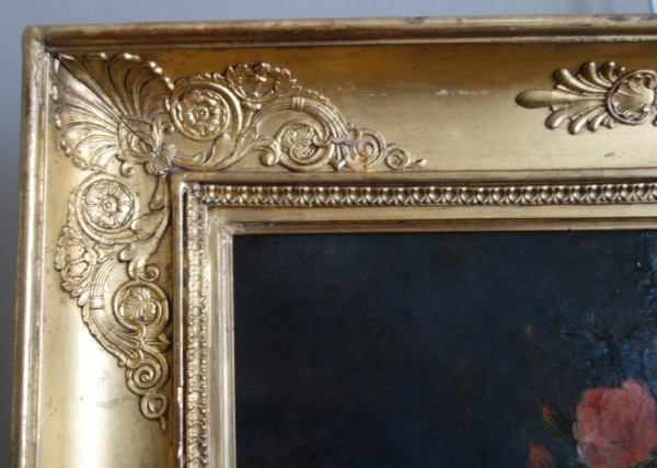 Early 19th century French school, still life : bouquet of flowers, follower of van Spaendonck - 58cm x 70cm