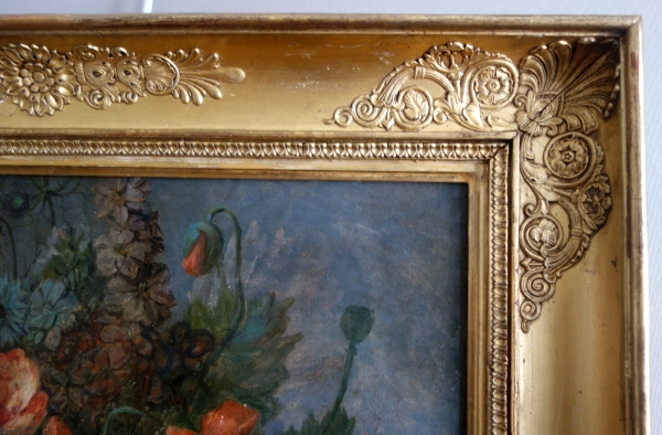 Early 19th century French school, still life : bouquet of flowers, follower of van Spaendonck - 58cm x 70cm