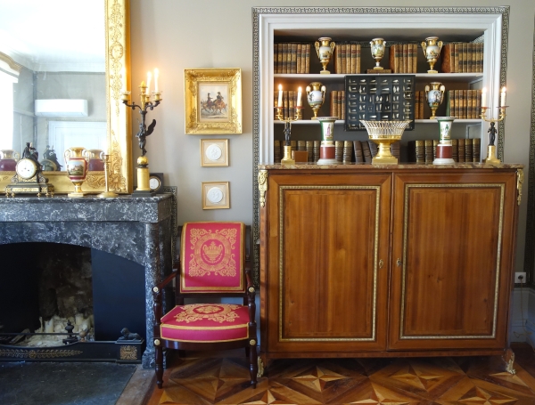 Sevres Manufacture : pair of biscuit miniatures - lesson to Love and lesson from Love after Boizot