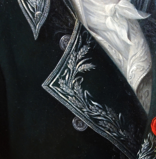 Jean-François Bellier : paire de portraits, sa sœur Philippine et son mari Edme Bochet vers 1800