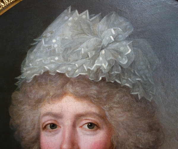 Jean-François Bellier : paire de portraits, sa sœur Philippine et son mari Edme Bochet vers 1800