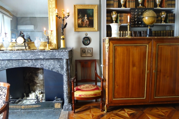 Paire de portraits gravures du Roi Louis XV et de la Reine Marie Leczinska - époque XVIIIe siècle