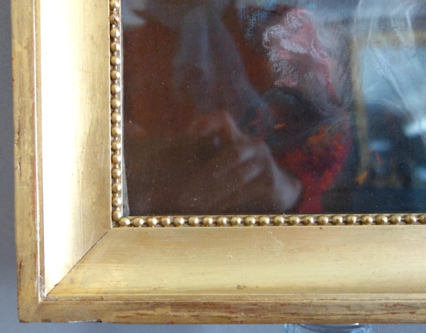 Ecole Française du XVIIIe siècle, paire de portraits pastels d'époque Louis XVI