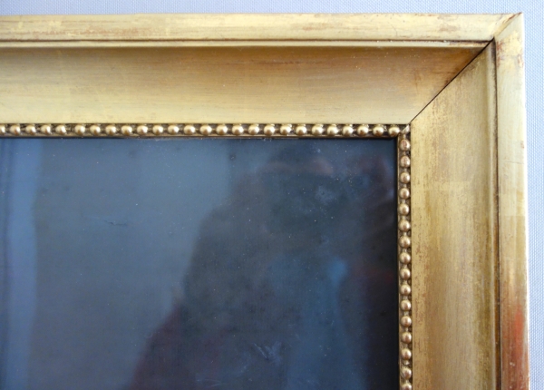 Ecole Française du XVIIIe siècle, paire de portraits pastels d'époque Louis XVI