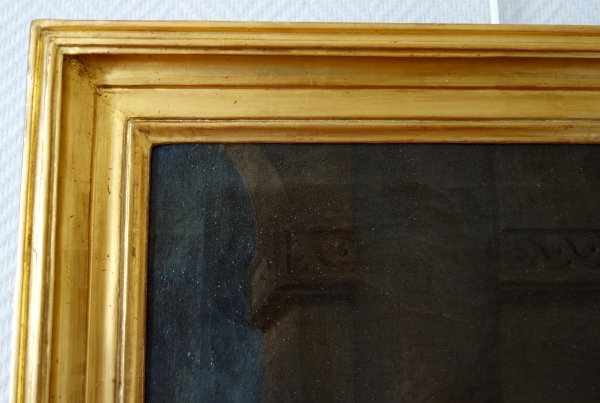 Paire de scènes à l'antique vestale et muse, début XIXe siècle vers 1800