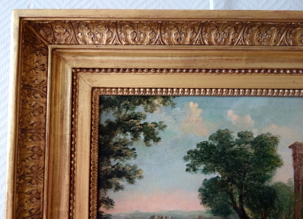 18th century French School, antique ruins landscape in the taste of Patel