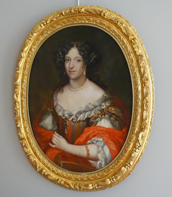 Ecole Française du XVIIe siècle, portrait d'aristocrate d'époque Louis XIV vers 1660 - 98cm x 80cm