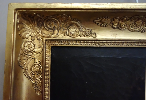 Ecole Française du début XIXe siècle, portrait de petite fille au collier de corail - époque Empire