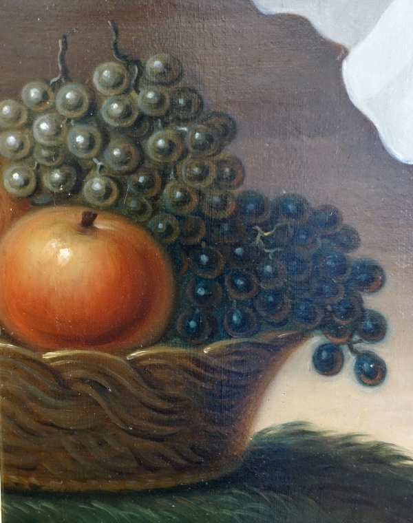 Portrait d'enfant en Flore ou Cérès, huile sur toile Empire signée Joseph Rosie 1801 - 115cm x 81cm