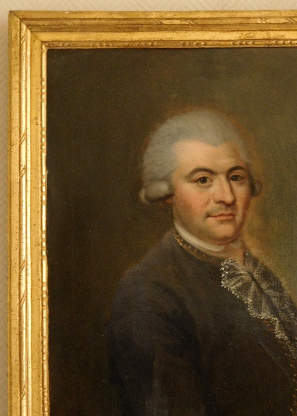 18th century French school - portrait of a gentleman - oil on canvas