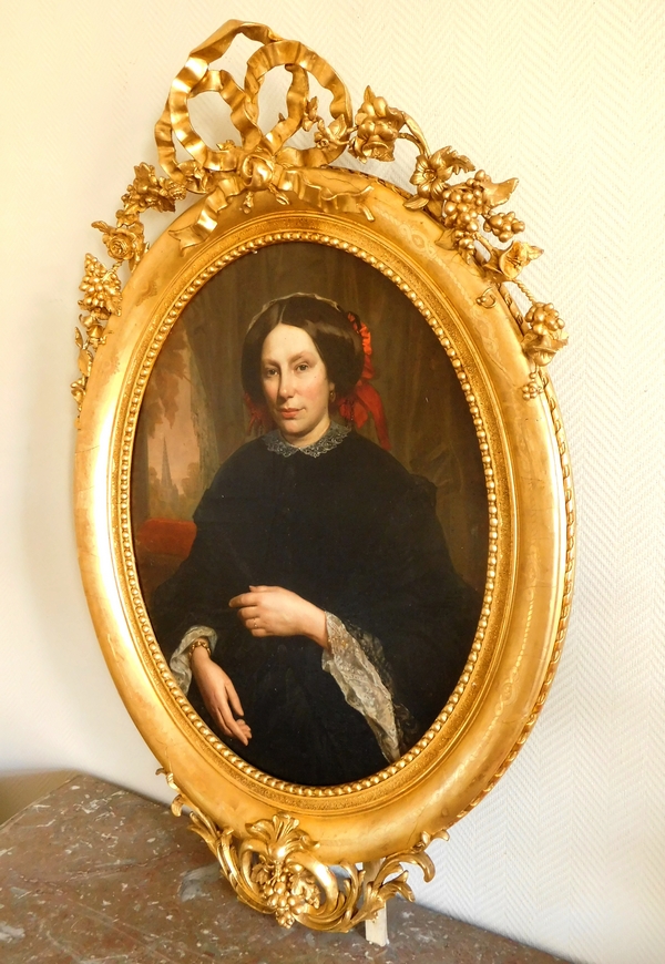 Portrait de la Marquise de La Baume du Puy-Montbrun, époque Napoléon III