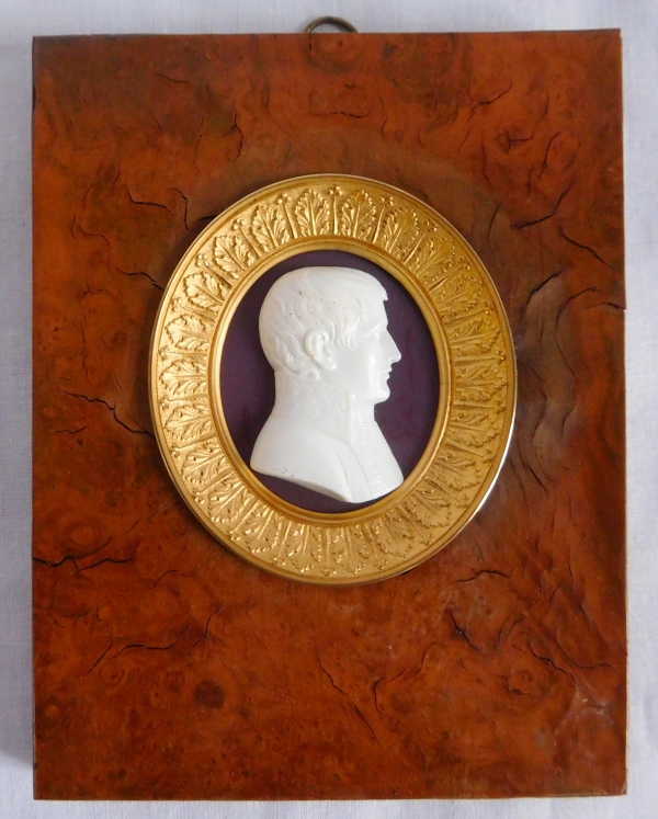 Portrait miniature en ivoire Napoléon Bonaparte 1er Consul - époque Empire - collection Reubell