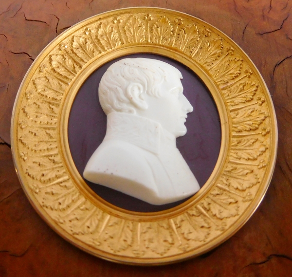 Portrait miniature en ivoire Napoléon Bonaparte 1er Consul - époque Empire - collection Reubell