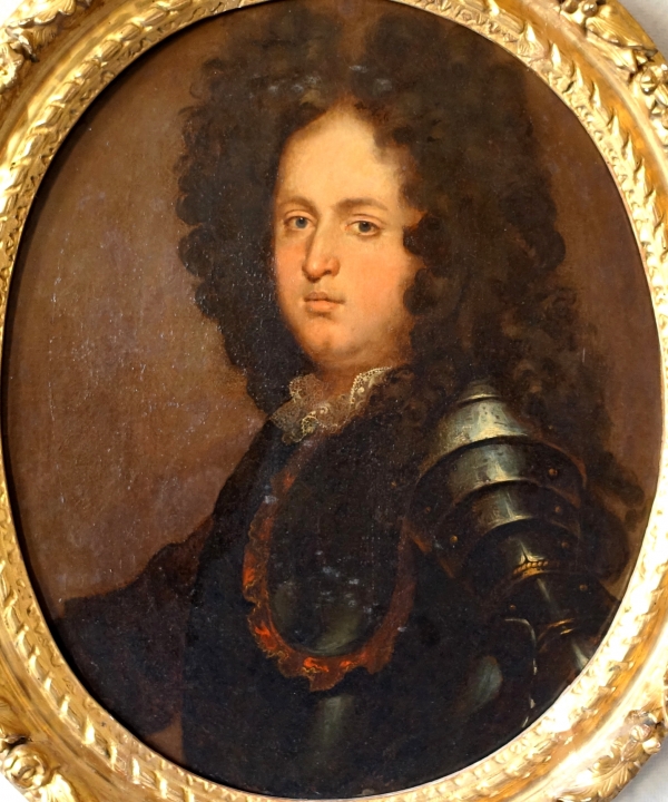 Late 17th century French school, portrait of an officer, Louis XIV period