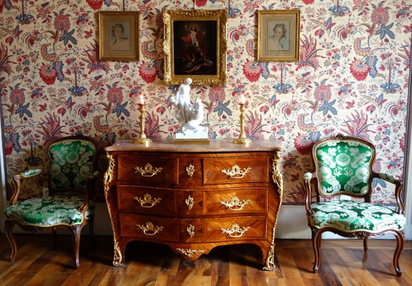 Christ Resurrection after Van Loo, oil on canvas, Louis XIV gilt wood frame