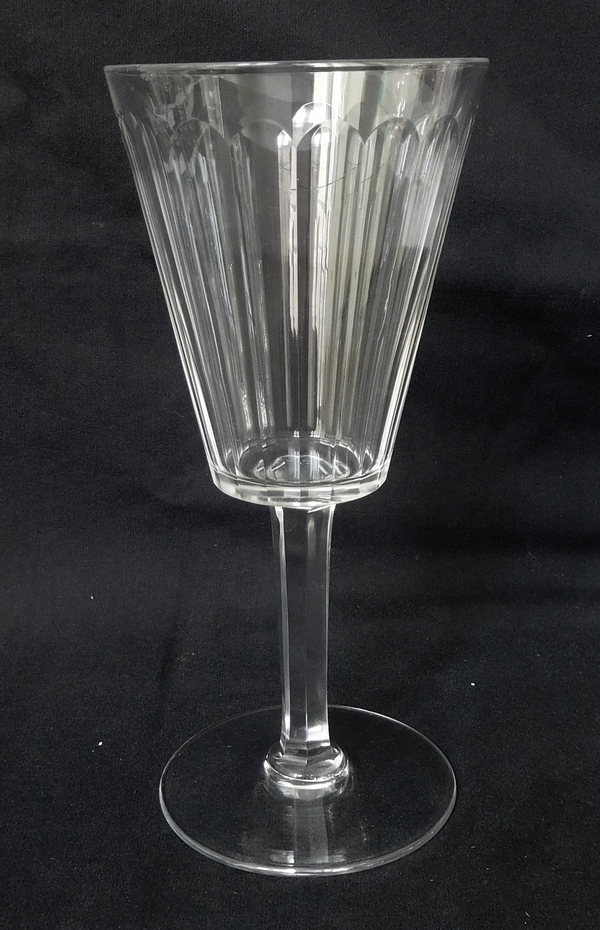 Detail — Baccarat crystal water glass, Chicago pattern - 17,5cm