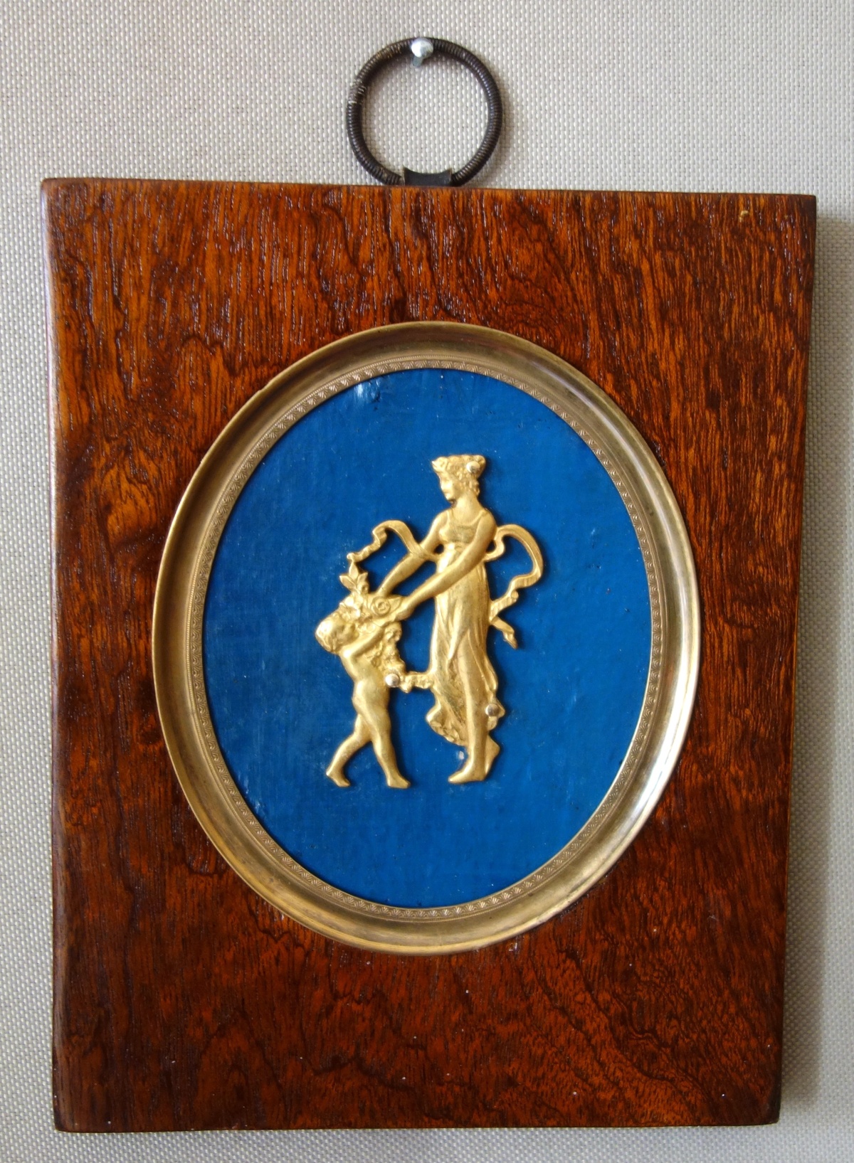 Détail — Miniature en bronze doré Vénus et L'Amour - souvenir du Grand Tour - XIXe siècle
