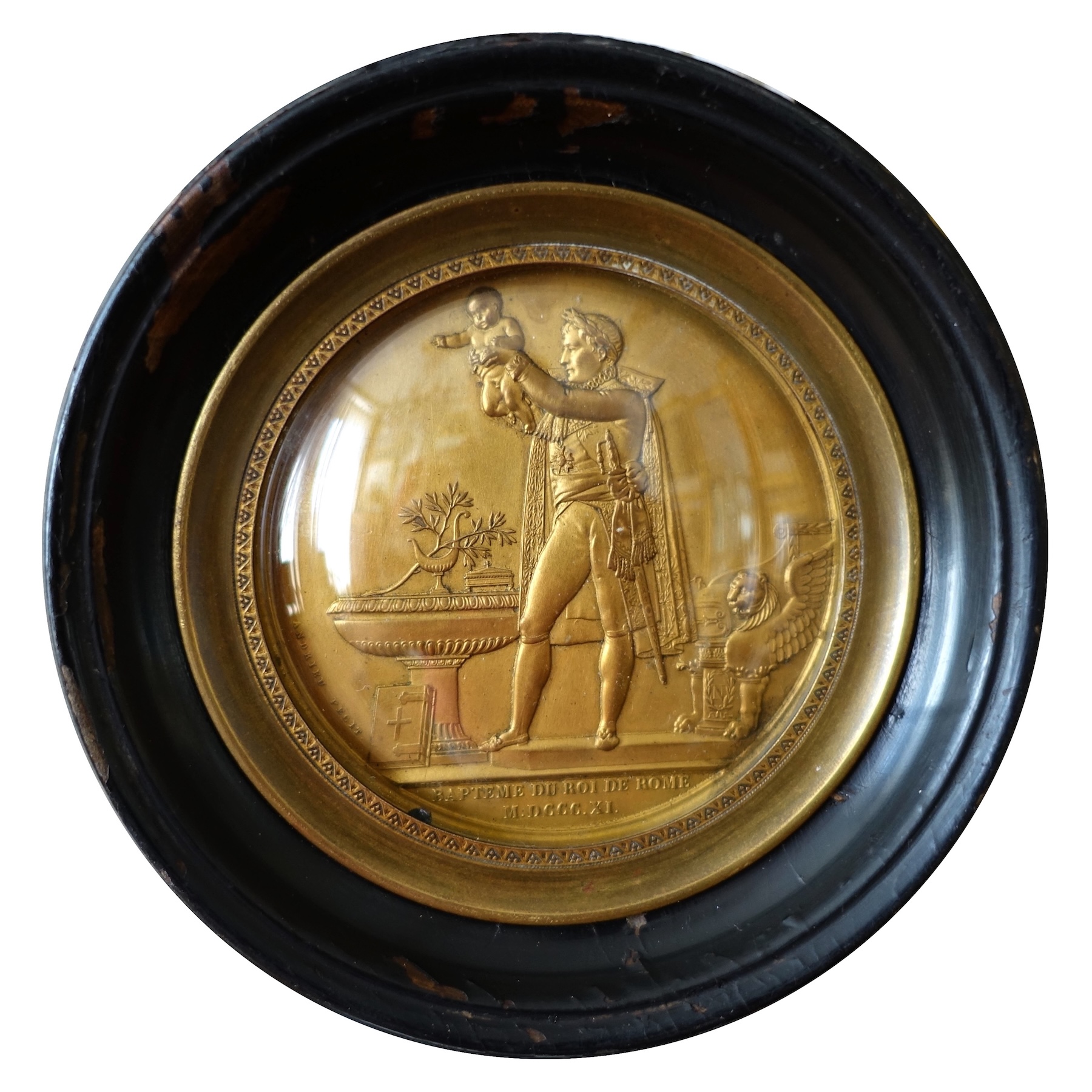 Le baptême du Roi de Rome - miniature souvenir historique de l'Empire